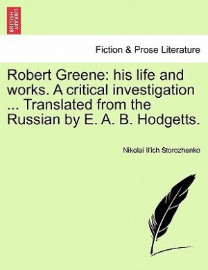 Robert Greene Paperback | Indigo Chapters