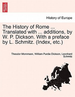 The History Of Rome by Theodor Mommsen Paperback | Indigo Chapters