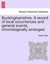 Buckinghamshire. A record of local occurrences and general events chronologically arranged. Vol. IV. Paperback | Indigo Chapters