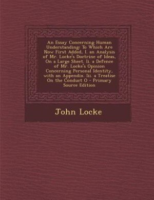 an analysis of the topic of the john locke an analysis of the topic of the john locke