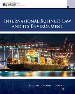 International Business Law And Its Environment by Richard Schaffer