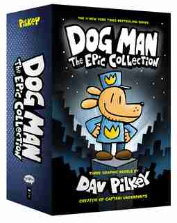 Dog Man: The Epic Collection: From the Creator of Captain Underpants (Dog Man #1-3 Boxed Set) de Dav Pilkey