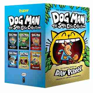 Dog Man: The Supa Epic Collection: From the Creator of Captain Underpants (Dog Man #1-6 Boxed Set) by Dav Pilkey