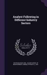 Analyst Following in Different Industry Sectors by Ravi Bhushan