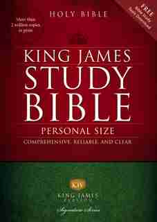 Kjv Study Bible, Personal Size, Leathersoft, Red, Red Letter Edition: Holy Bible, King James Version by Thomas Nelson