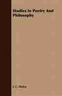 Studies In Poetry And Philosophy by J. C. Shairp