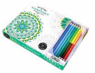 Vive Le Color! Harmony (adult Coloring Book And Pencils): Color Therapy Kit by Abrams Noterie