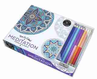 Vive Le Color! Meditation (adult Coloring Book And Pencils): Color Therapy Kit by Abrams Noterie