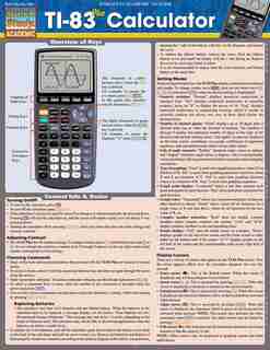 Ti-83 Plus Calculator by Inc. BarCharts, Inc.