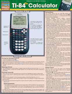 Ti 84 Plus Calculator by Inc. BarCharts, Inc.