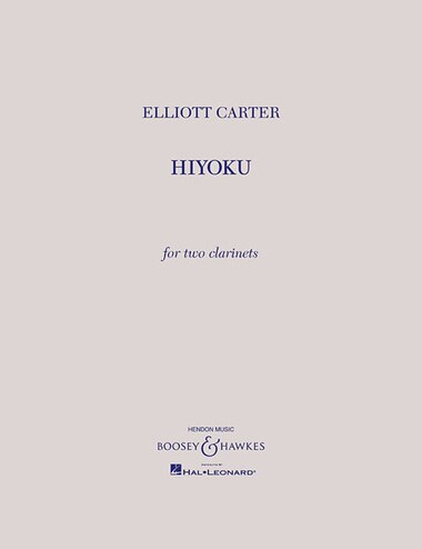 Hiyoku: for Two Clarinets