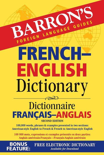 French-english Dictionary: Dictionnaire Francais-Anglais, livre de