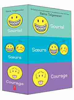 Coffret Raina: Souris! Soeurs Courage de Raina Telgemeier