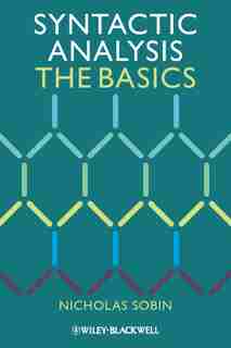 Syntactic Analysis: The Basics by Nicholas Sobin