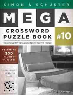 Simon & Schuster Mega Crossword Puzzle Book #10 by John M. Samson