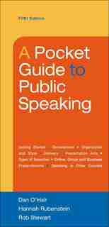 A Pocket Guide To Public Speaking by Dan O'hair