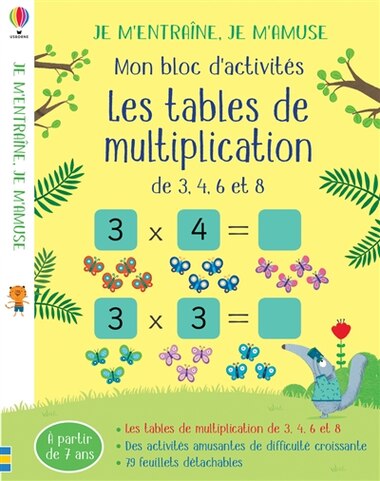 Les Tables De Multiplication 2 5 10 Je M Entraine Je M Amuse