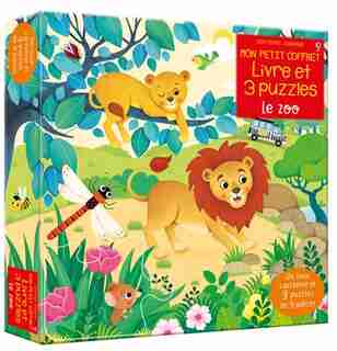 LE ZOO : MON PETIT COFFRET LIVRE ET 3 PUZZLES de Federica Iossa