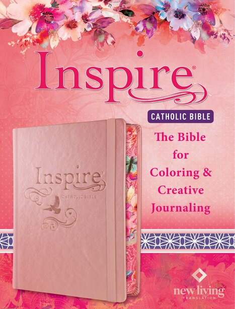 Inspire Catholic Bible Nlt Hardcover Leatherlike Rose Gold The
