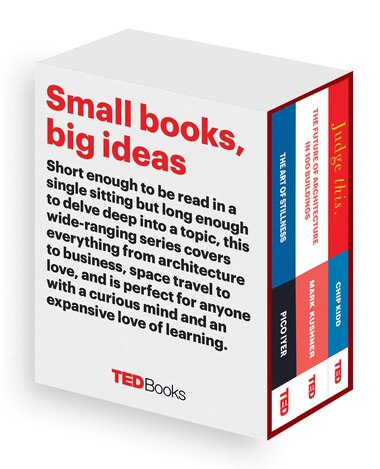 TED Books Box Set The Creative Mind The Art of Stillness The Future of Architecture and Judge This