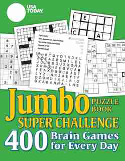 USA TODAY Jumbo Puzzle Book Super Challenge: 400 Brain Games for Every Day by USA Today