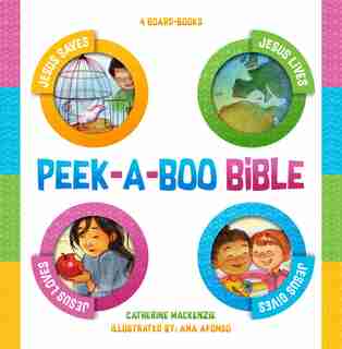 Peek-a-boo Bible: 4 Board-books de Catherine MacKenzie