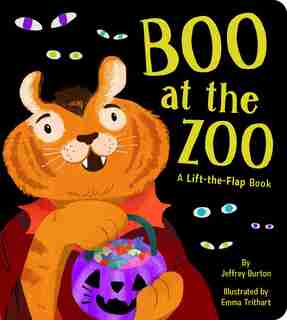 Boo at the Zoo: A Lift-the-Flap Book by Jeffrey Burton