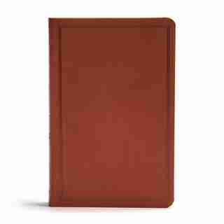 CSB Deluxe Gift Bible, Brown LeatherTouch by CSB Bibles by Holman