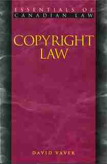 Copyright Law by David Vaver