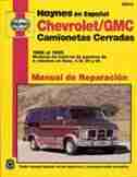 Chevrolet/GMC camionetas cerradas 1968 al 1995 by John Haynes