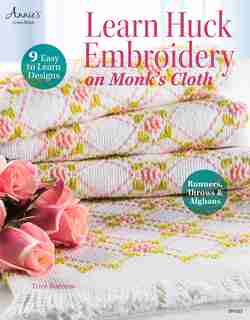 Learn Huck Embroidery On Monk's Cloth by Trice Boerens
