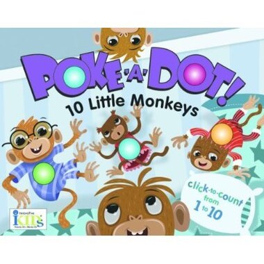 Poke-A-Dot! 10 Little Monkeys: Poke-A-Dot! by Travis innovativeKids