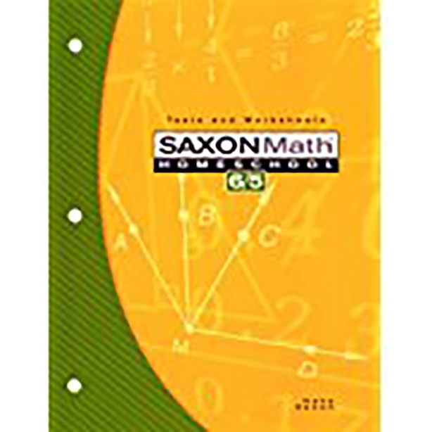 Saxon Math 6/5 Homeschool Test S And Worksheet, Book (Paperback) | www ...