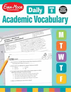 Daily Academic Vocabulary Grade 6+ by Evan-moor Educational Publishers
