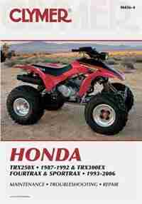 Honda Trx250x 87-92 & Trx300ex Fourtrax And Sportrax 93-06 by Penton Staff