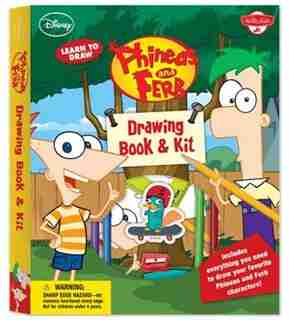 Learn To Draw Disney's Phineas And Ferb Drawing Book & Kit: Includes Everything You Need To Draw Candace, Agent P, And Your Other Favorite Characters From The by Disney Storybook Artists