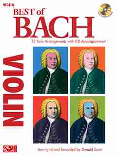 Best Of Bach: 12 Solo Arrangements with CD Accompaniment by Johann Sebastian Bach