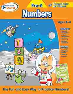 Hooked on Math Pre-K Numbers Workbook by Hooked On Phonics.