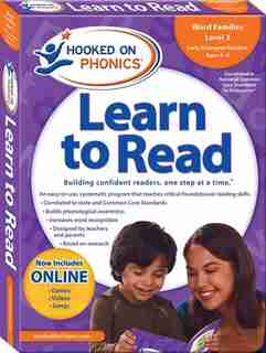Hooked on Phonics Learn to Read - Level 3: Word Families (Early Emergent Readers Kindergarten Ages 4-6)