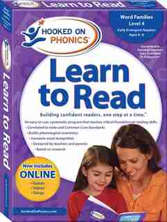 Hooked on Phonics Learn to Read - Level 4: Word Families (Early Emergent Readers Kindergarten Ages 4-6) by Hooked On Phonics.
