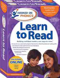 Hooked on Phonics Learn to Read - Levels 3&4 Complete: Word Families (Early Emergent Readers Kindergarten Ages 4-6) by Hooked On Phonics.