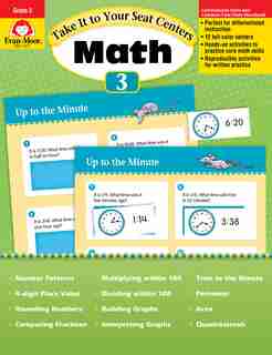 Take It To Your Seat Math Centers Grade 3 by Evan-moor Educational Publishers