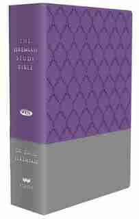 The Jeremiah Study Bible Purple/gray Burnished Leatherluxe Thumb Index Edition: What It Says. What It Means. What It Means For You. by David Jeremiah