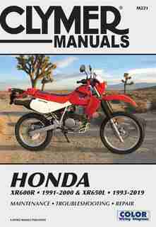 Honda Xr600r - 1991-2000 & Xr650l - 1993-2019 Clymer Manual: Maintenance - Troubleshooting - Repair by Clymer Publications