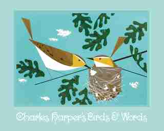 Charles Harper's Birds & Words: (charley Harper Art Book, Illustrated Bird Lover Gift) by Charles Harper