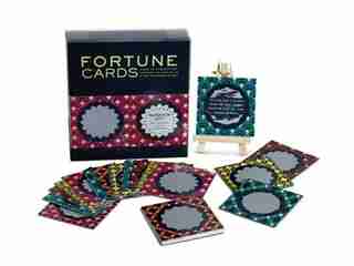 Fortune Cards: A Box Of Scratch-off Fortunes To Display On A Tiny Keepsake Easel by Max Kall