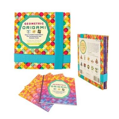 Geometric Origami Kit: Easy To Follow Instructions For 10 Geometric And Modular Folds-includes Over 70 Pieces Of Beautiful by NICK ROBINSON