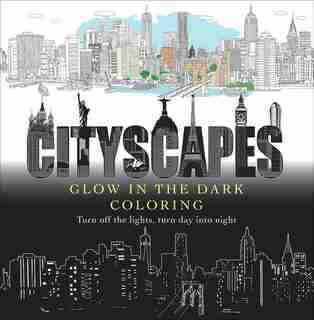 Cityscapes Glow In The Dark Coloring by Claire Rollet