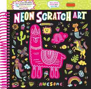 Neon Scratch Art by Editors Of Silver Dolphin Books
