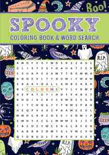 Spooky Coloring Book & Word Search by Editors Of Thunder Bay Press